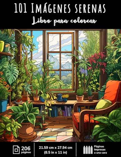 101 imágenes serenas: Libro de Colorear para Adultos con Paisajes Tranquilos, Animales Hermosos, Hogares Acogedores y Vida Cotidiana. Mindfulness. … Ansiedad, Anti estrés, Calma. (Serenidad) 101 imágenes serenas: Libro de Colorear para Adultos con Paisajes Tranquilos, Animales Hermosos, Hogares Acogedores y Vida Cotidiana. Mindfulness. … Ansiedad, Anti estrés, Calma. (Serenidad)