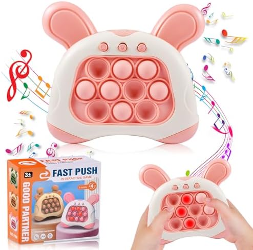 Funmo Push Pop Bubble Fidget Toy, Push Burbujas Juego Consola, Descompresión Rompecabezas Máquina de Juego,Pop Fidget Game para Aliviar el Estrés y la Ansiedad para Niños y Adultos(Rosa) Funmo Push Pop Bubble Fidget Toy, Push Burbujas Juego Consola, Descompresión Rompecabezas Máquina de Juego,Pop Fidget Game para Aliviar el Estrés y la Ansiedad para Niños y Adultos(Rosa)