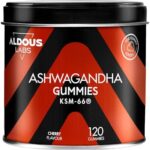 Ashwagandha Gominolas | 120 Gummies sabor Cereza | Ashwagandha KSM-66 | Withania Somnífera | Relajac...