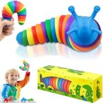 Babosas Flexibles y Divertidas, Juguete Sensorial Mano Babosa, Articulados Slug Fidget Juguete, Jugu...