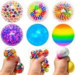 6 Piezas Bolas Antiestres Adultos y Niños, Pelota Antiestres Juguetes Sensoriales, Squishy Juguetes ...