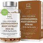 Ashwagandha KSM-66 1000mg (Extracto 10:1 Equivalente a 10,000mg por Porción) - 5% de Withanólidos - ...