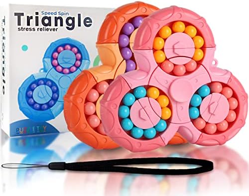 Fidget Spinners – Rompecabezas para Adultos, Juguetes sensoriales para niños autistas, Juguetes antiestrés – Reducción del estrés y Alivio de la ansiedad, Juguete sensorial de Mano