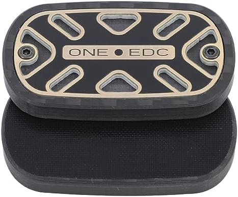 Dilwe Fidget Slider, Fibra de Carbono Fidget Slider Juguete Portátil para Aliviar el Estrés EDC de Tamaño de Bolsillo para Aliviar la Ansiedad