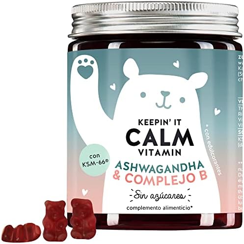 Bears with Benefits – Ositos de gominola Ashwagandha | con ashwagandha premium | Complejo de Vitaminas B para el funcionamiento formal del sistema nervioso | 60 Ositos de Gominola Bears with Benefits – Ositos de gominola Ashwagandha | con ashwagandha premium | Complejo de Vitaminas B para el funcionamiento formal del sistema nervioso | 60 Ositos de Gominola