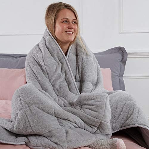Brentfords Manta de Forro Polar súper Suave para niños, Terapia de sueño, Alivio de la ansiedad y el estrés, Color Gris Plateado, 125 x 150 cm – 4 kg Brentfords Manta de Forro Polar súper Suave para niños, Terapia de sueño, Alivio de la ansiedad y el estrés, Color Gris Plateado, 125 x 150 cm – 4 kg