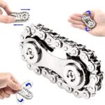 Yeefunjoy Fidget Chain Toys, Bike Chain Gear, Rodamiento duradero y liso, Double Gears Juguetes util...