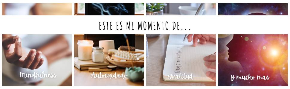 Este es mi Momento de Mindfulness: 50 Ejercicios de Atención Plena para Reducir el Estrés y Aumentar Calma: Meditaciones, ejercicios de relajación y ... y estresadas (Atención Plena Para Llevar) 3 Diario de gratitud, diario de agradecimiento, agradecer, gracias, atención plena, mindfulness