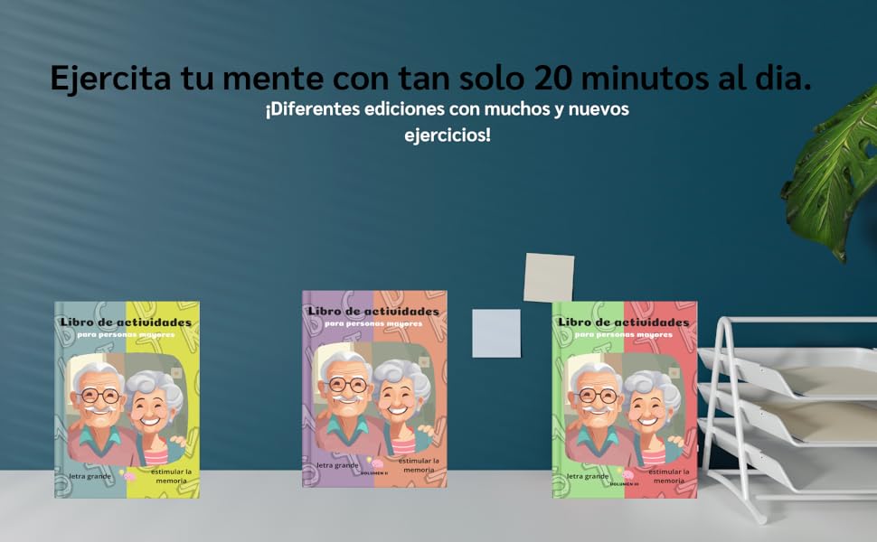 Libro de actividades, juegos de memoria y agilidad mental para personas mayores: Cuaderno de ejercicios y pasatiempos de estimulación cognitiva, ... PARA LA MEMORIA Y MEJORA COGNITIVA) 7 libro actividades ediciones portada