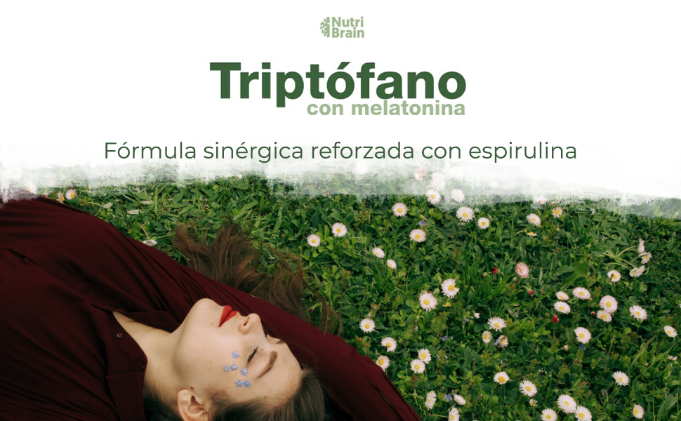 Triptófano Natural con Melatonina y Espirulina + Magnesio y Vitaminas B6 B5 B3 | Fórmula para Mejorar el Sueño, la tranquilidad y Aumentar la Energía, el Bienestar y la Concentración 6 Mejora sueño natural